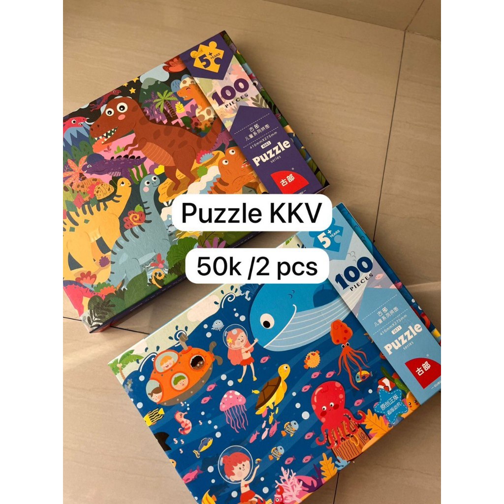 Puzzle KKV 100 pieces mainan edukatif