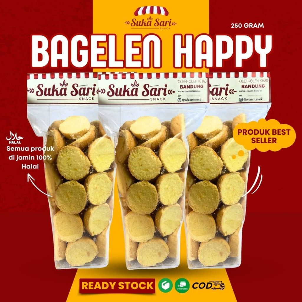 

Roti Bagelen Kering Rasa Original | Roti Kering Traditional Renyah dan Manis | Bagelen Premium | Sukasari Snack