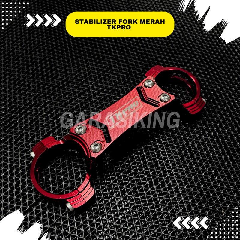 STABILIZER FORK TKPRO RX KING RXKING MERAH ANODIZE DURALIUM CNC