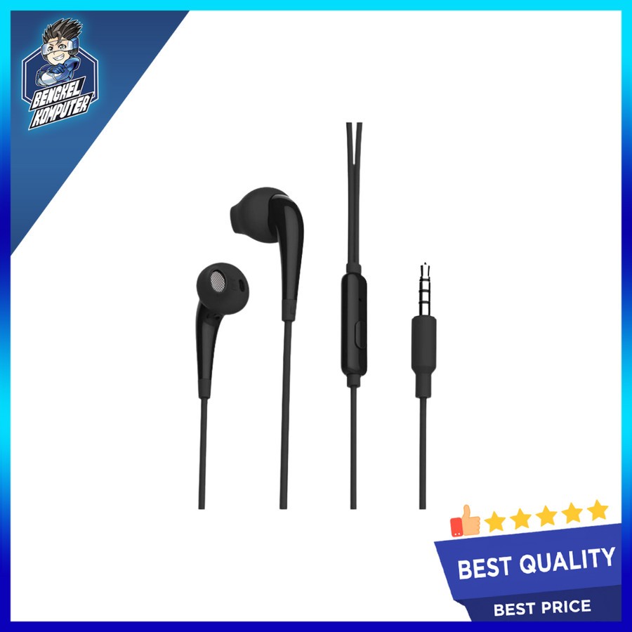 EARPHONE HALO 2S ORAIMO OEP-E21P WITH MIC 1.2M BLACK