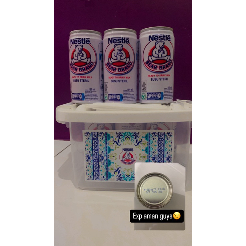

Susu beruang 6 kaleng free container