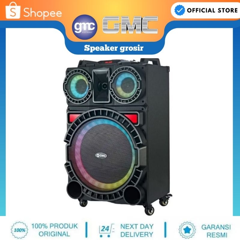 Speaker Gmc 899K + Free 2 Mic wirelless