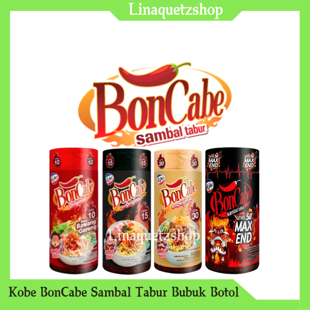 

Kobe BonCabe Sambal Tabur Bubuk Botol (1 Pcs)