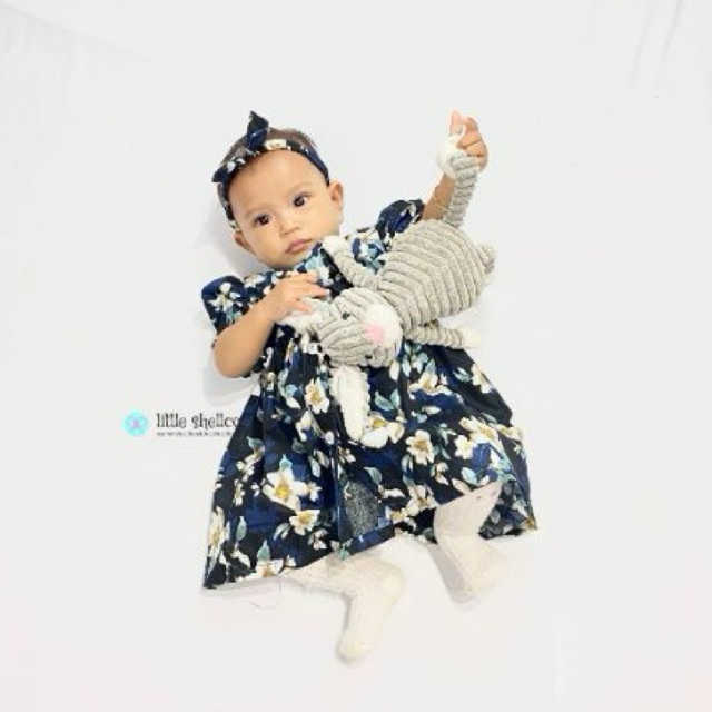 Talitha - Dress  Baju Anak Perempuan Murah Premium Fashion Kids Umur 1-3 Tahun BY LITTLE SHELLCO
