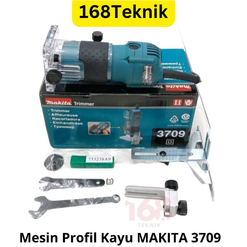 168Teknik Mesin Profil Kayu MAKITA 3709/Mesin Router Kayu