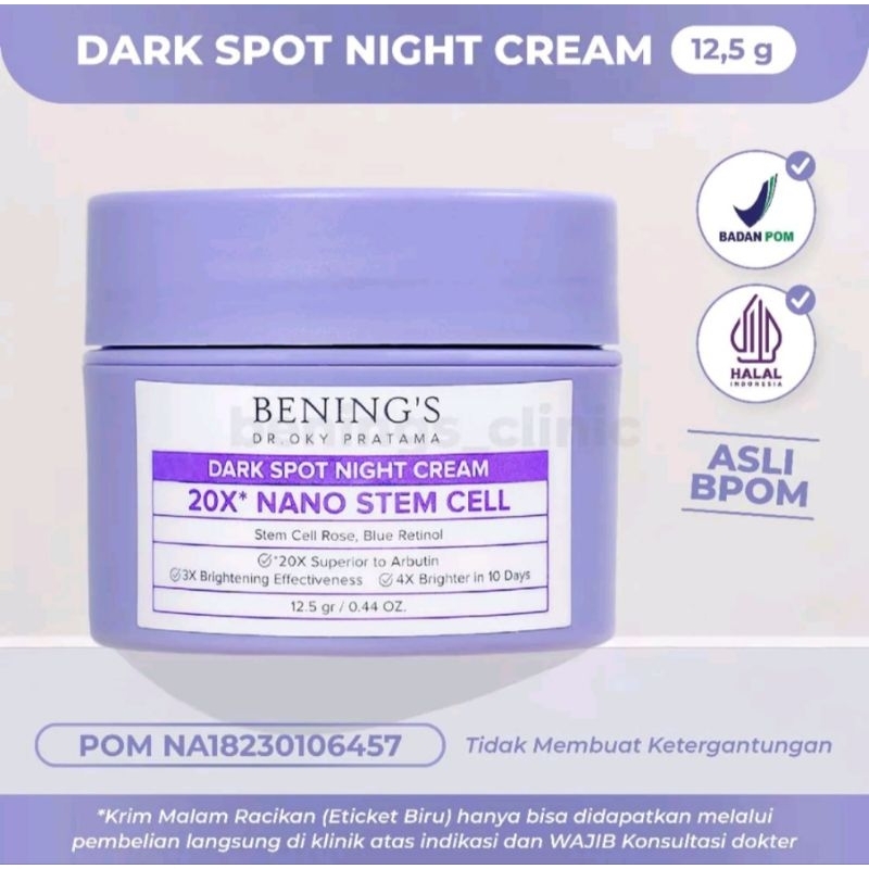Bening's Clinic Exclusive Night Cream
