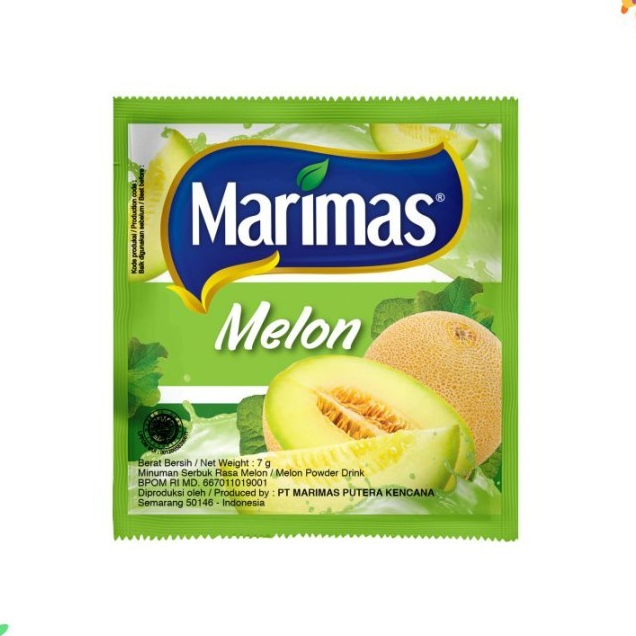 

Marimas minuman bubuk instan 1pcs - melon