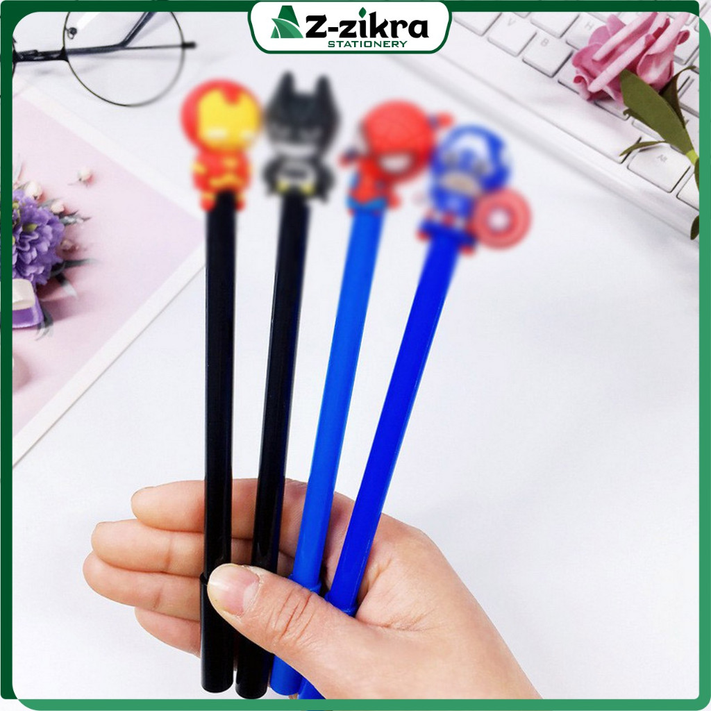 

Pen Hero Alat Tulis Stationary / Pena Hero / Pulpen Gel Karakter Hero Lucu Az Zikra Stationery A12