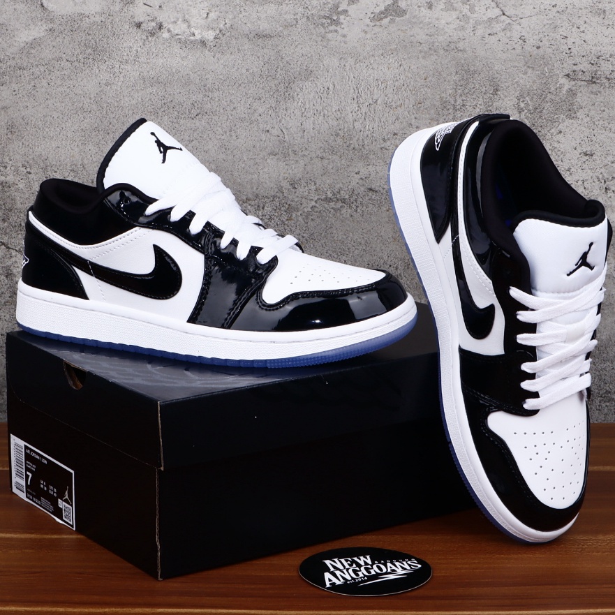 FG2 AJ 1 Low SE Concord Black White Glossy