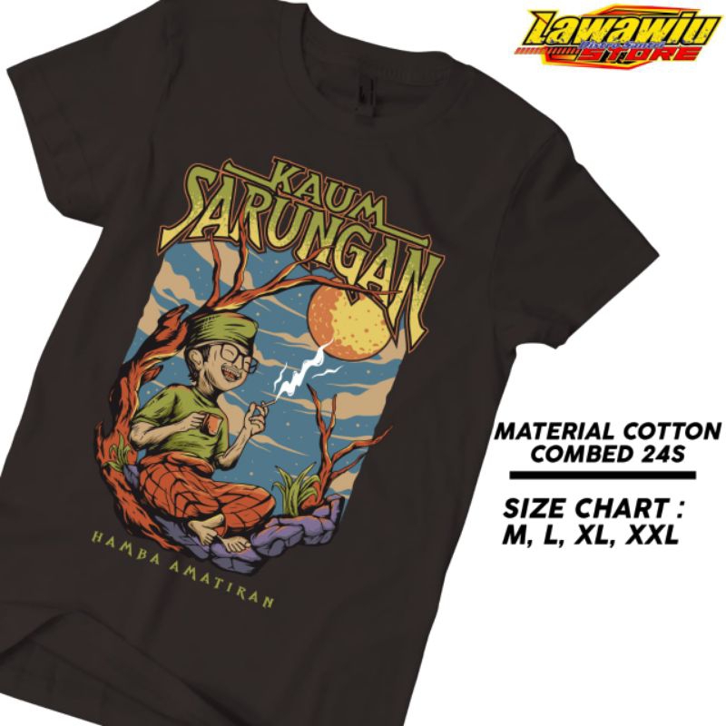 Baju Kaos Nyantri Cotton combed 24s Kaos Santri Premium Kaos Santri Indonesia Kaum sarungan Hamba Am