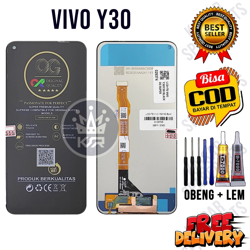 Lcd Touchscreen VIVO Y30 Original OEM Lcd VIVO Y30 Fullset