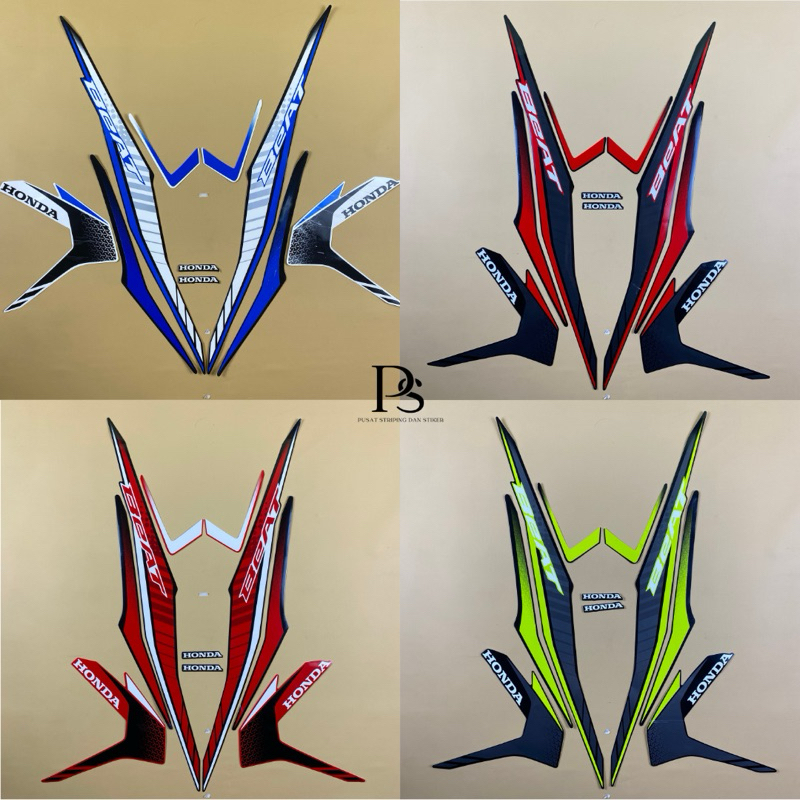 STRIPING STIKER BODY ORI HONDA BEAT CBS DELUXE 2024