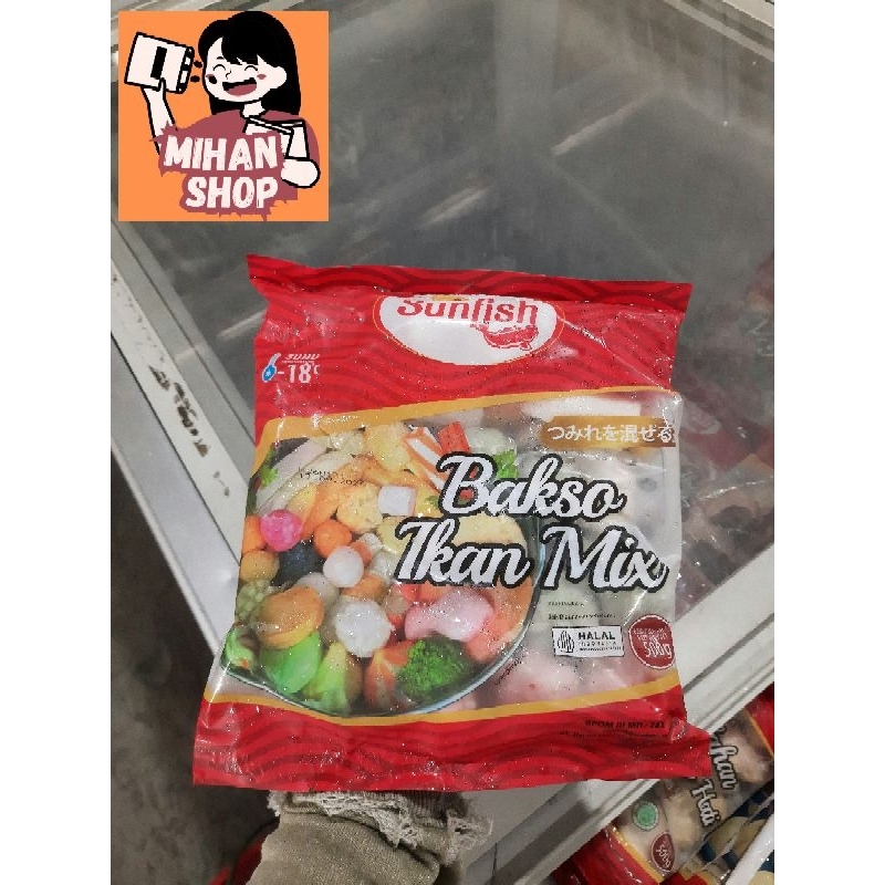 

SUNFISH>>BAKSO IKAN MIX (500GRAM)