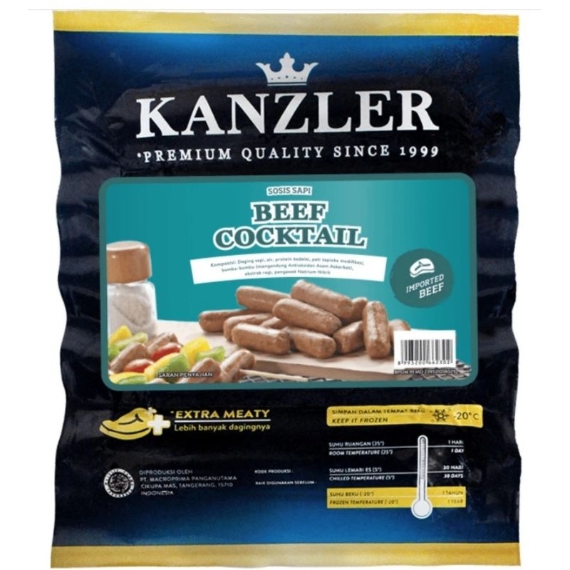 

Kanzler Beef Coctail 500 gr Bogor Frozen