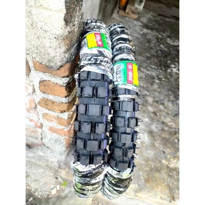 ban cross ring 17 ukuran 250 ring 17 dan 275 ring 17 sepasang depan belakang