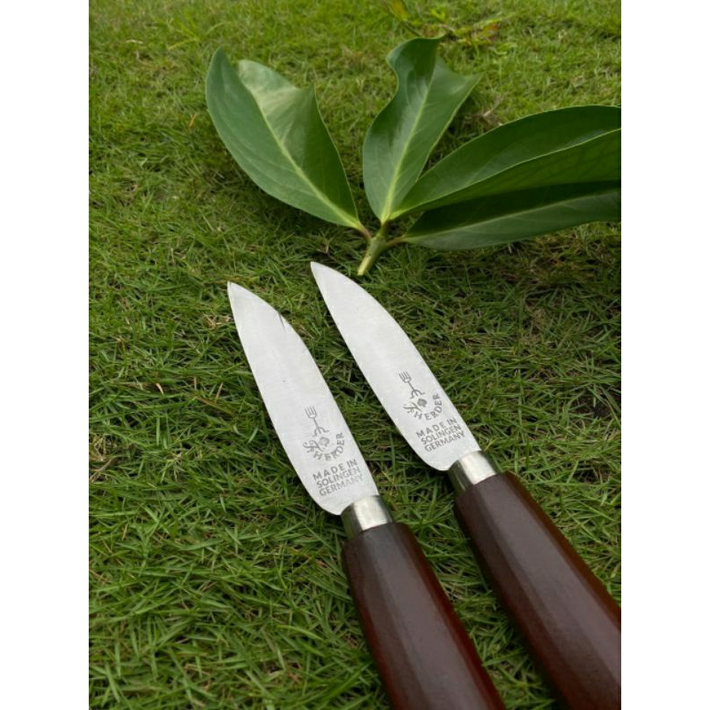 pisau dapur/ pisau herder + sarung kulit