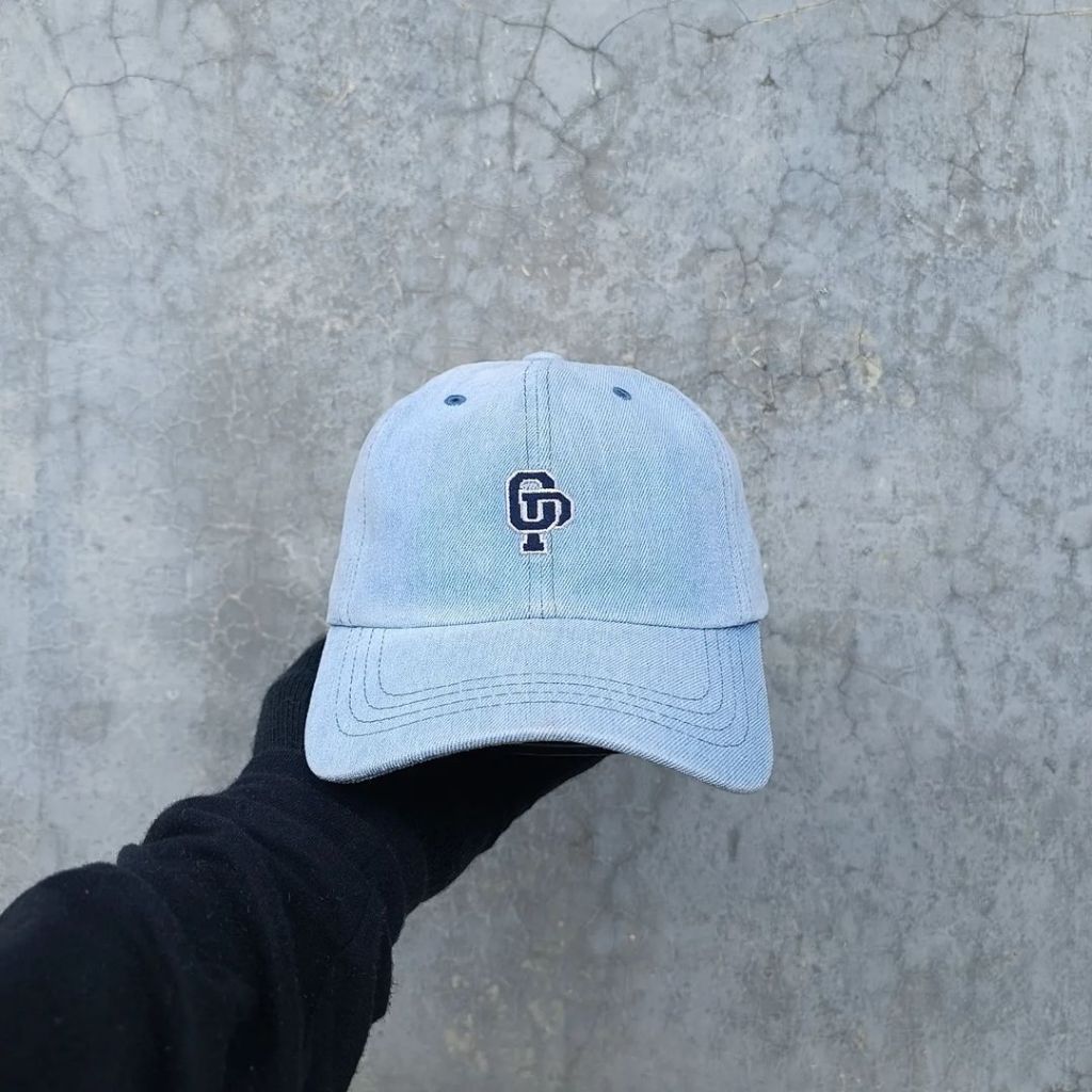 OCEAN PACIFIC Topi Simple Caps Denim Unisex Pria Wanita Original