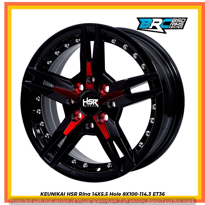 Velg mobil karimun r14 hsr keunikai toko velg BSD tangerang selatan