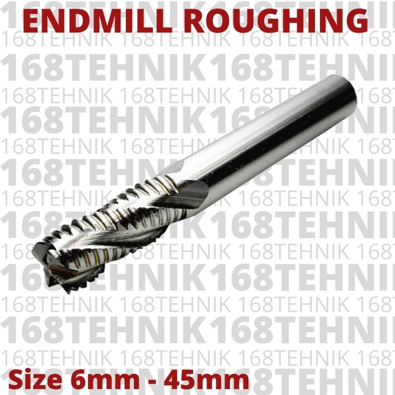 ENDMILL ROUGHING HSS 6mm 7mm 8mm 9mm 10mm 12mm 13mm 14mm 16mm 18mm / ENDMILL ROUGHING 7MM / ENDMILL 