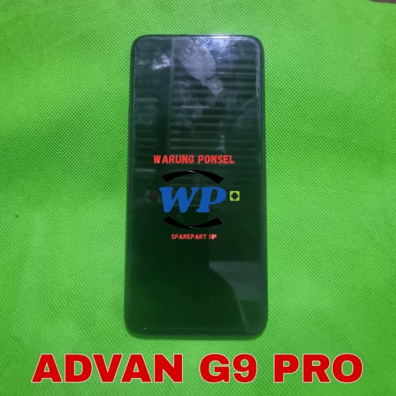 LCD PLUS FRAME ADVAN G9 PRO ORI COPOTAN NORMAL  MINUS LCD ADA LUKA DIKIT