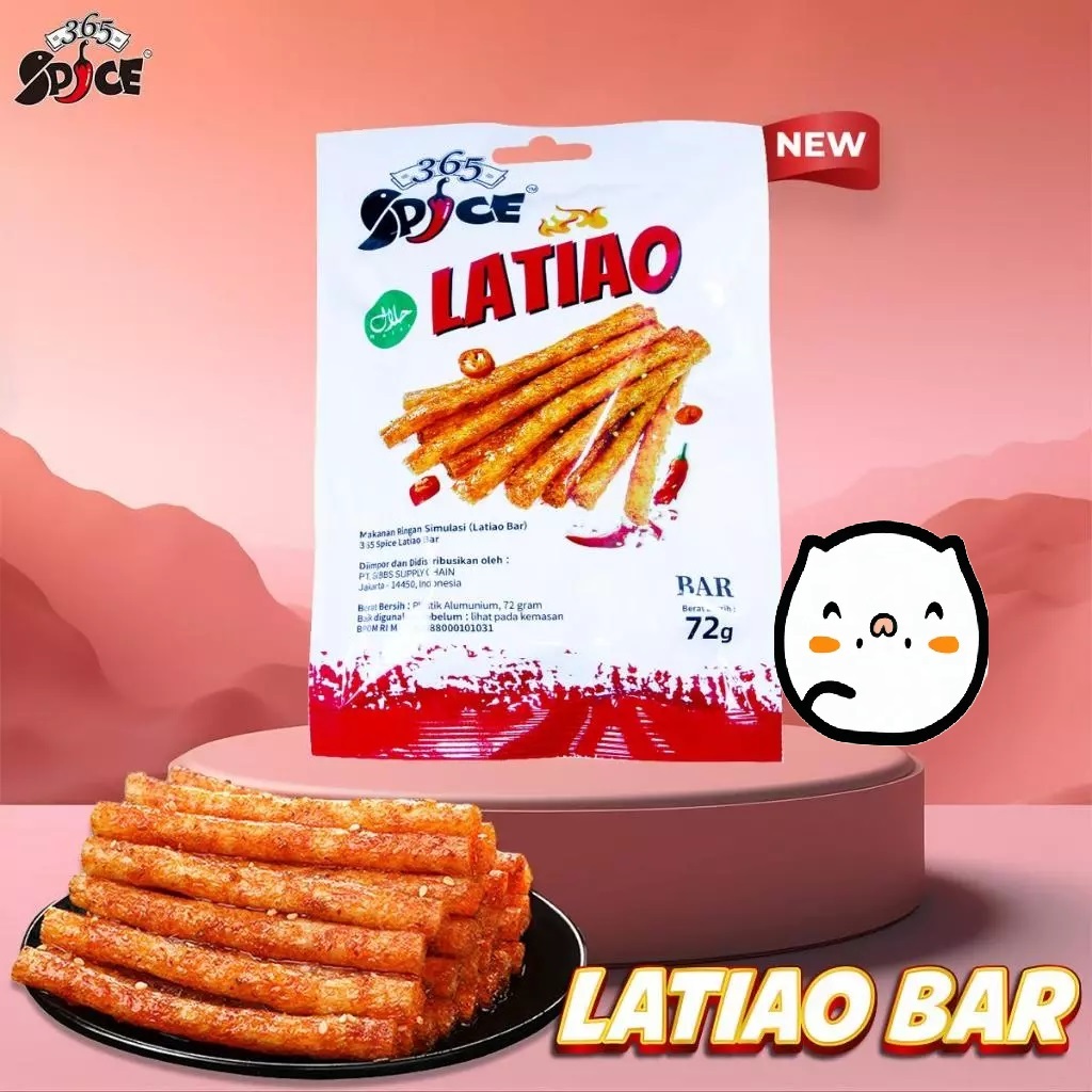 

[PUMMY HALAL SNACK ] LATIAO 72g | BIG LATIAO | CEMILAN PEDAS SNACK VEGETARIAN GLUTEN SPICY MAKANAN RINGAN STICK