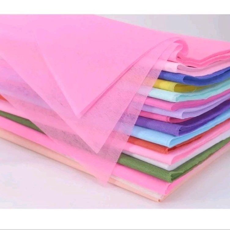 

Stock Ready READY Kertas Tissue Bukettisu buket Flower Wrapping Paper Dan bublewrap 47x47cm 28lembar