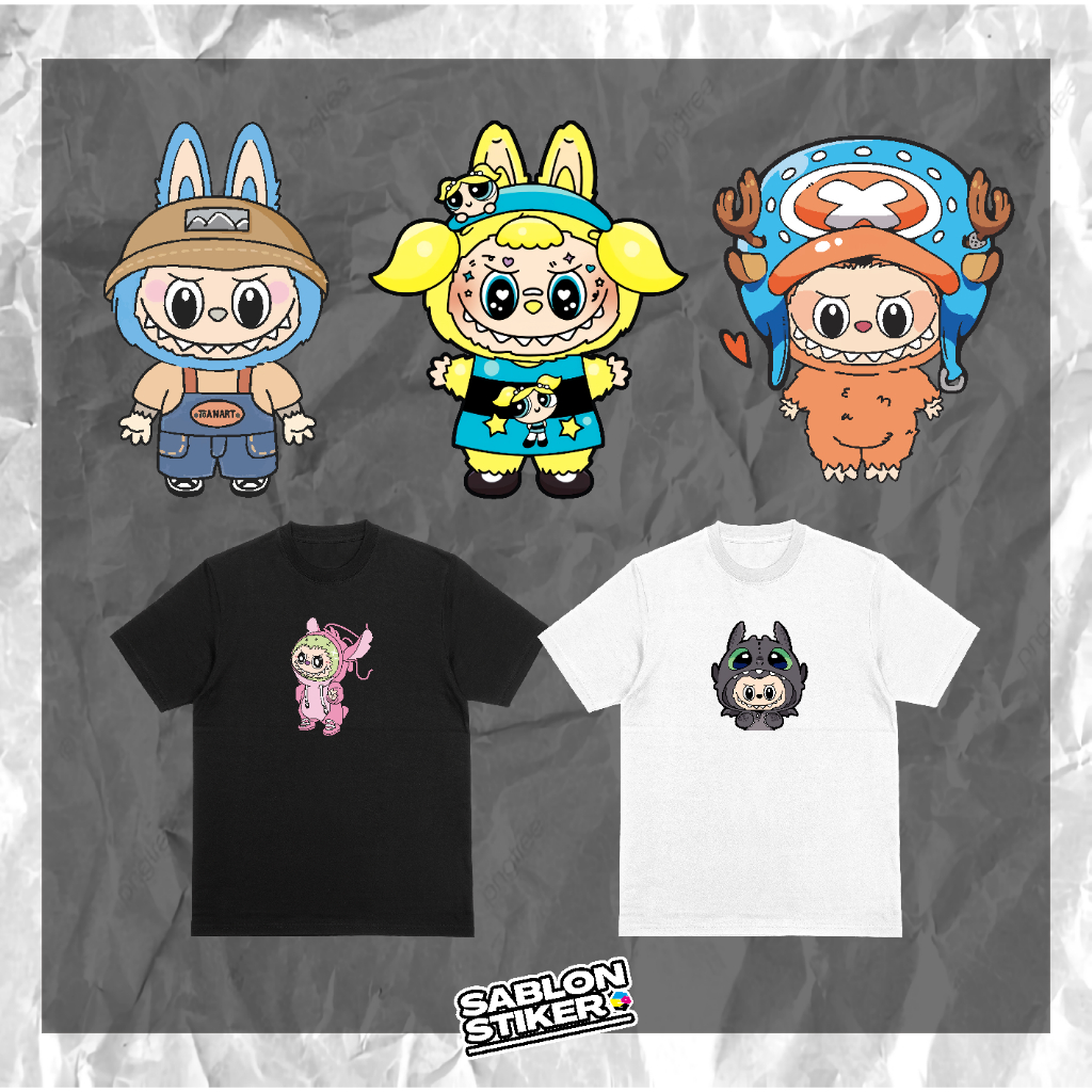 

SABLON STIKER DTF 14cm SABLON PRINTING DTF TEMA LABUBU VOL.1