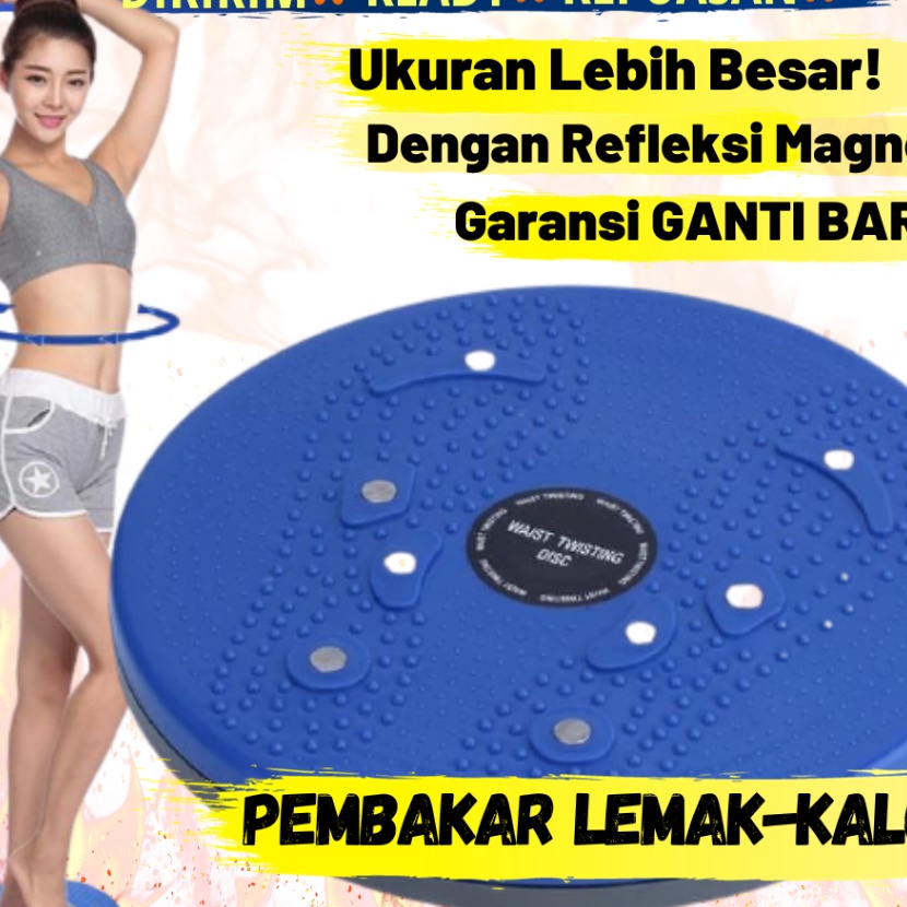 Eksklusif Alat Pengecil Perut Perut Pembakar Lemak Kalori Perut Paha Piring Senam Waist Twisting Dis