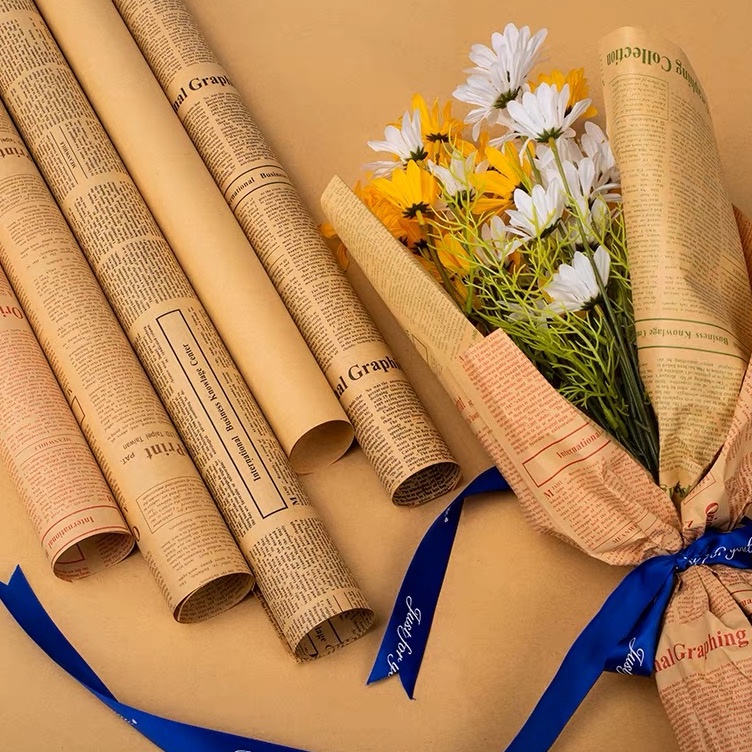 

Pasti Spesial SUPPLYFLORIST 5 LEMBAR NEWPAPER KORAN ENGLISH CELLOPHANE WATERPROOF KERTAS BUKET BUNGA FLOWER WRAP