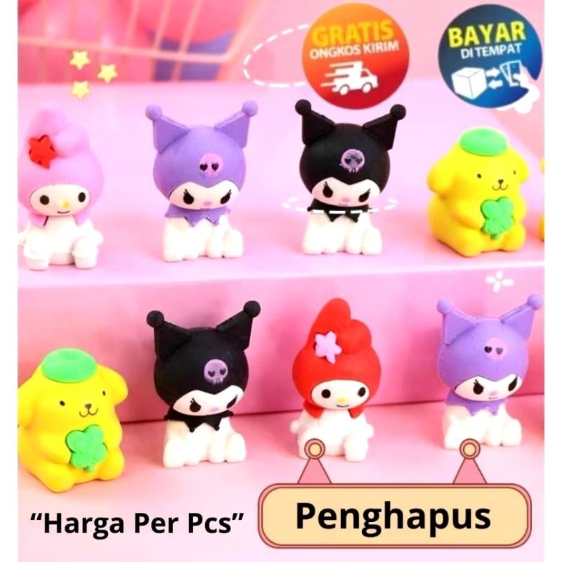 

Penghapus Pensil Anak Motif Bentuk Lucu Karakter Sanrio Eraser