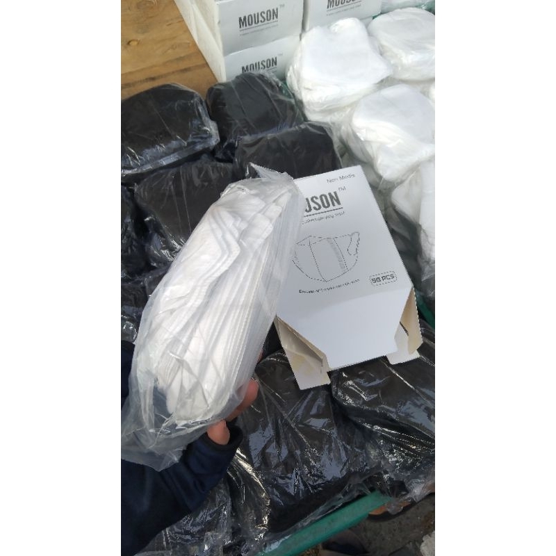 Masker Duckbill Mouson Kesehatan Mask Tanpa Merk MURAH