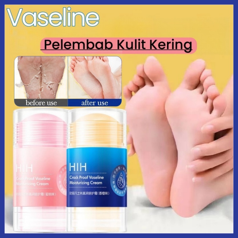 【ORI】Vaseline Pelembab Kulit Kering/Pelembab Kaki Pecah Dan Kering/Obat Kaki Pecah Pecah/Masker Kaki