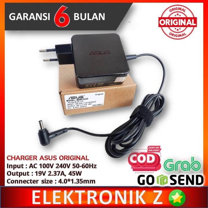 Adaptor Charger Original Laptop Asus Model AD2066020 (010LF) 19V-2.37A