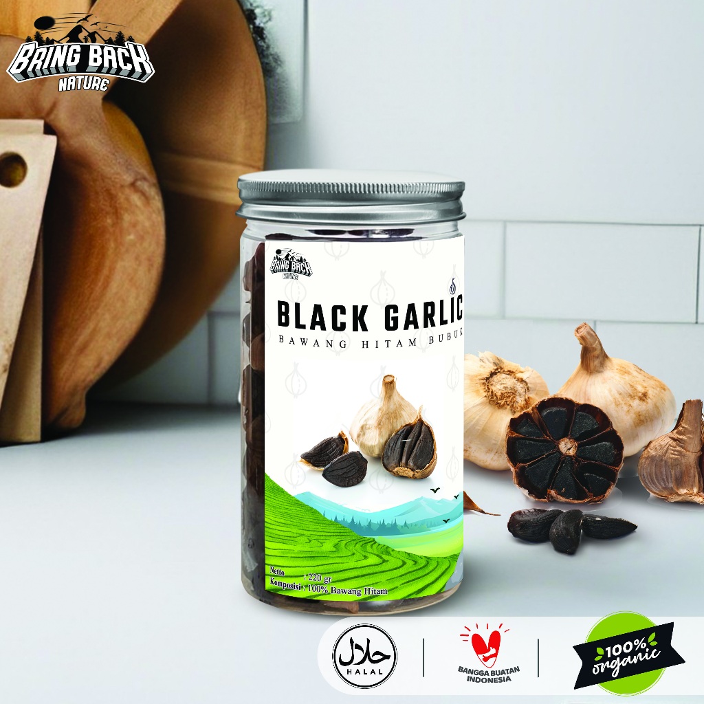 

BAWANG TUNGGAL HITAM 250gr HERBAL TURUN TEMURUN / BAWANG HITAM TUNGGAL LANANG KUALITAS PREMIUM ALAMI / BLACK GARLIC / BLACK SOLO GARLIC