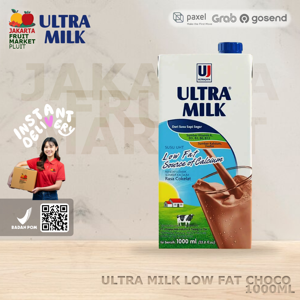 

(SUSU UHT) ULTRA MILK LOW FAT CHOCOLATE 1000ML