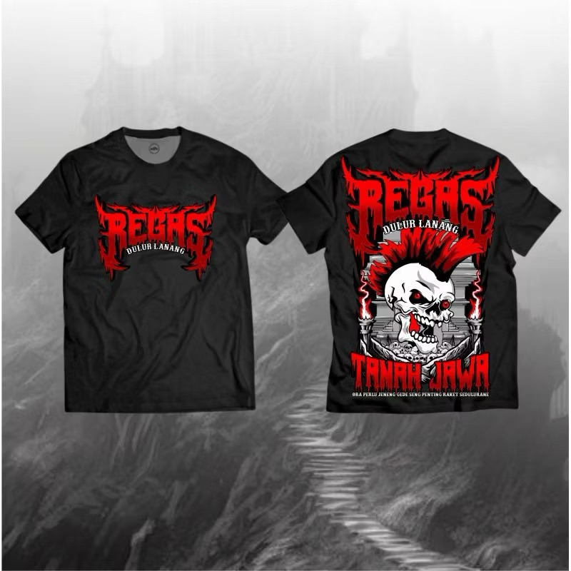 Kaos Regas Dulur Lanang Tanah Jawa Kaos Distro
