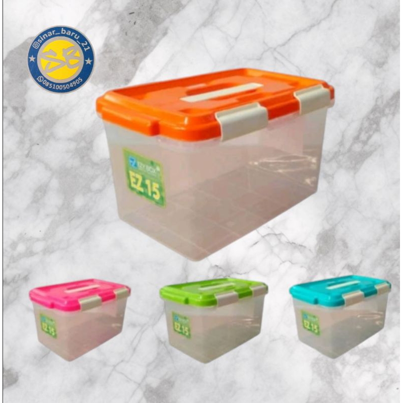 CONTAINER BOX 15 LITER / KOTAK PENYIMPANAN SERBAGUNA EZY BOX BIGGY