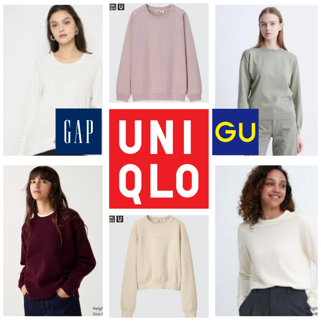ETALASE SPECIAL SWEATSHIRT CREWNECK BRAND UNIQLO, GU, GAP BY @NIKA.STUFF
