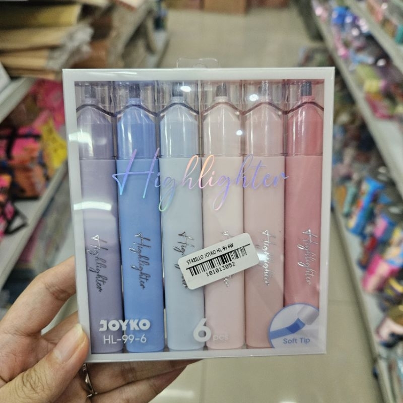 

stabillo highlighter joyko HL-99 (1 set isi 6 warna)