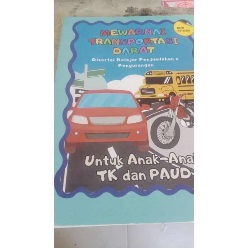 

belajar mewarnai seri transportasi darat