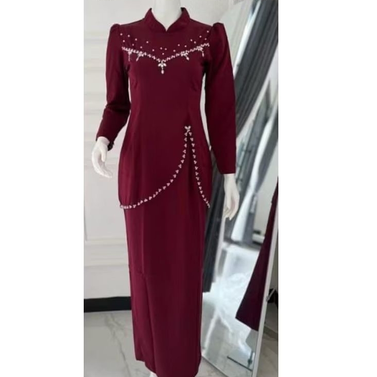 Set Rok Melayu Trend- Gamis Terbaik | Gamis Favorit | Gamis Trend | Gamis Viral | Gamis Terbaru | Ga