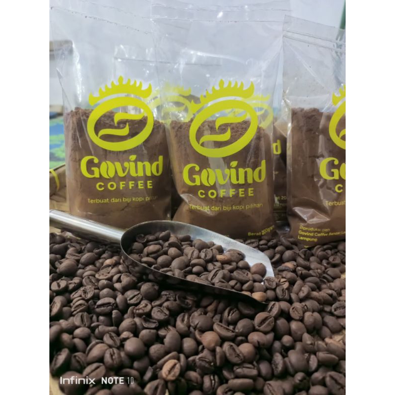 

Govind Kopi Bubuk Robusta Asli Lampung Biji Kopi Pilihan