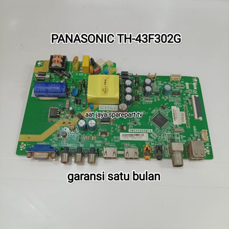 MAINBOARD PANASONIC TH-43F302G MB - MOBO - MODUL - MOTHERBOARD - MESIN TV PANASONIC TH-43F302G
