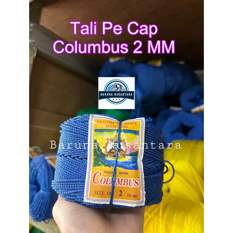 

Tali Tambang PE Cap COLUMBUS 2 MM / Tali kecil 2 MM MURAH