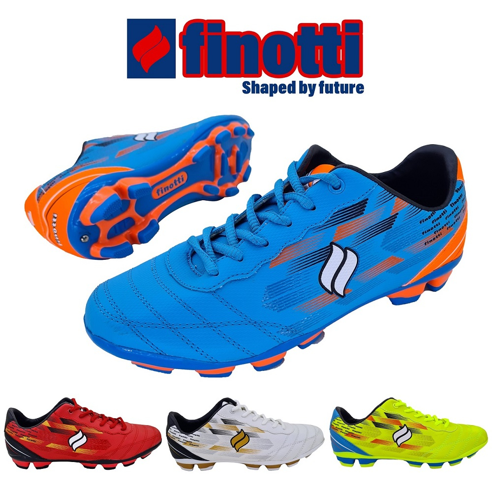 Sepatu Sepak Bola Pria FINOTTI FIFA 18 Asli Original / Sepatu Bola Cowok Lapangan Besar Premium