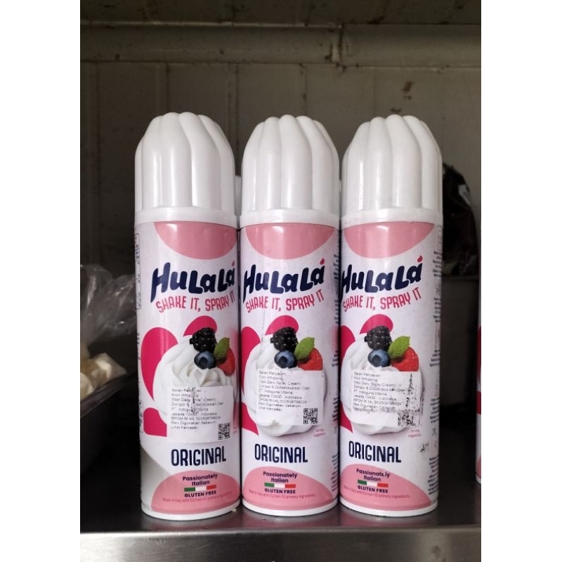 

Hulala Aerosol Wipping Cream Spray 250gr/Pcs