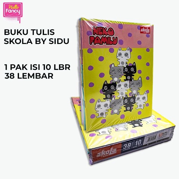 

KODE R75T Buku Tulis Skola By Sinarmas SIDU 38 lembar isi 1 buku