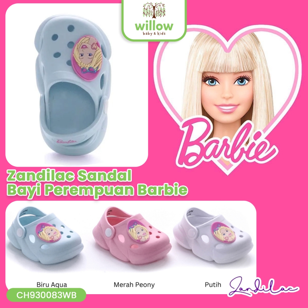 Sepatu Sandal Anak - Zandilac Barbie (CH930083WB)