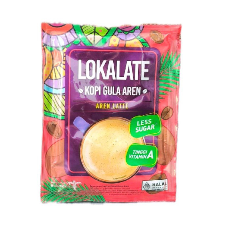 

LOKALATE Kopi Gula Aren Kopi Bubuk Instant Sachet 15gr