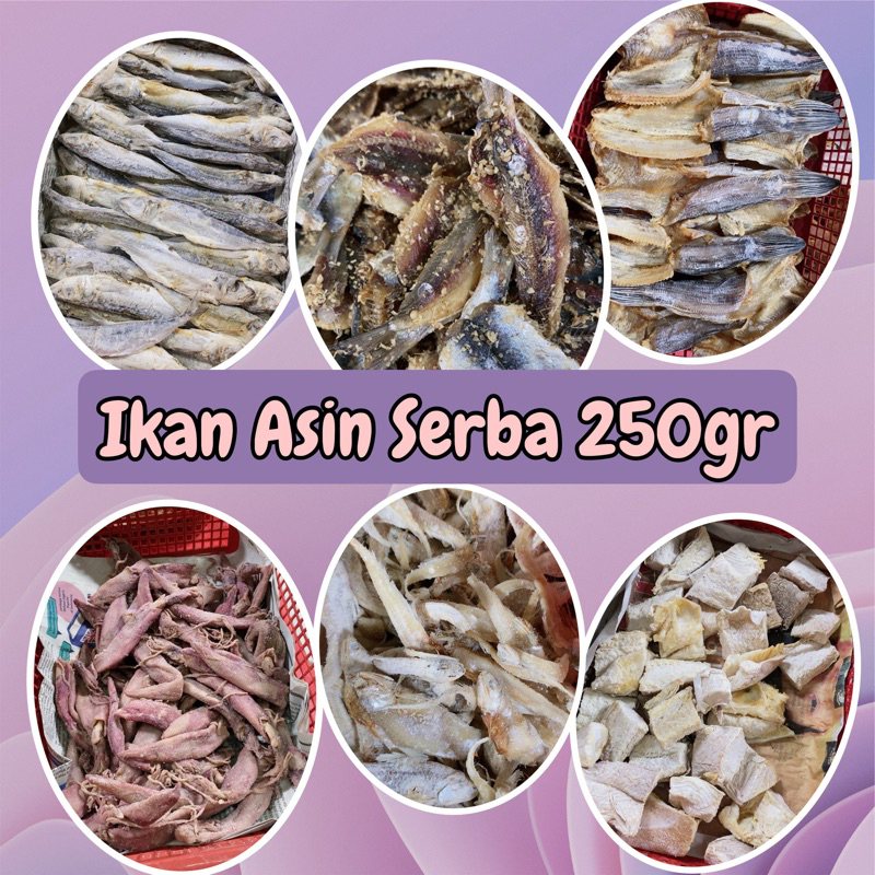 

Ikan Asin Serba 250gr